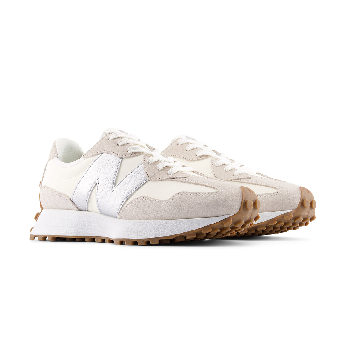 Wmns 327 'Angora Silver Metallic'