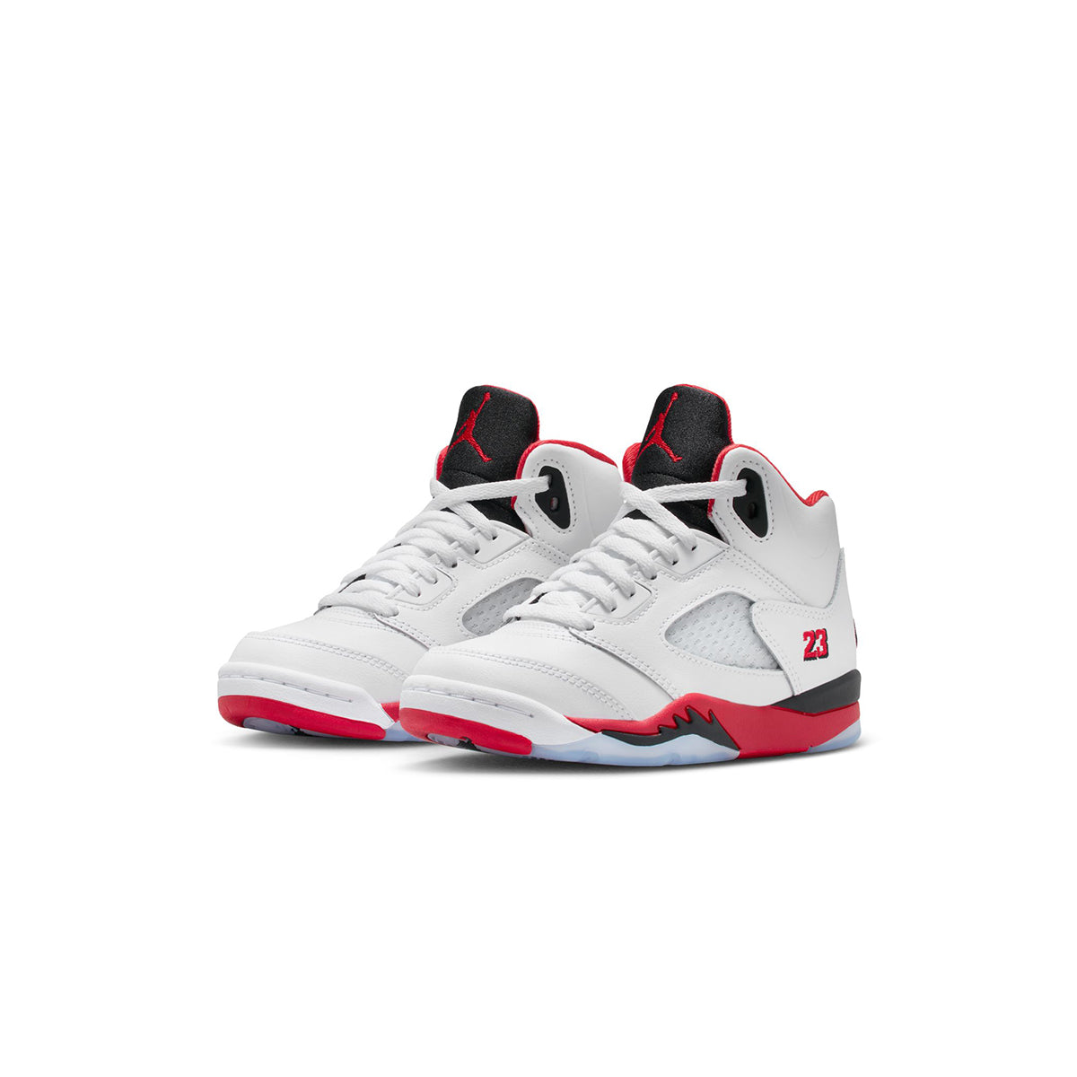 Kids Air Jordan 5 Retro OG 'Fire Red Black Tongue'