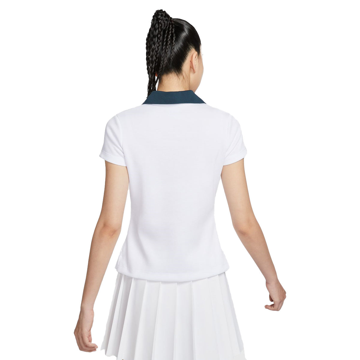 '+ YOON Polo Top 'White Armory Navy'
