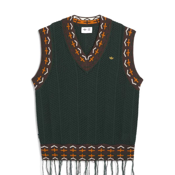 + CLOT Crochet Vest 'Green Night'