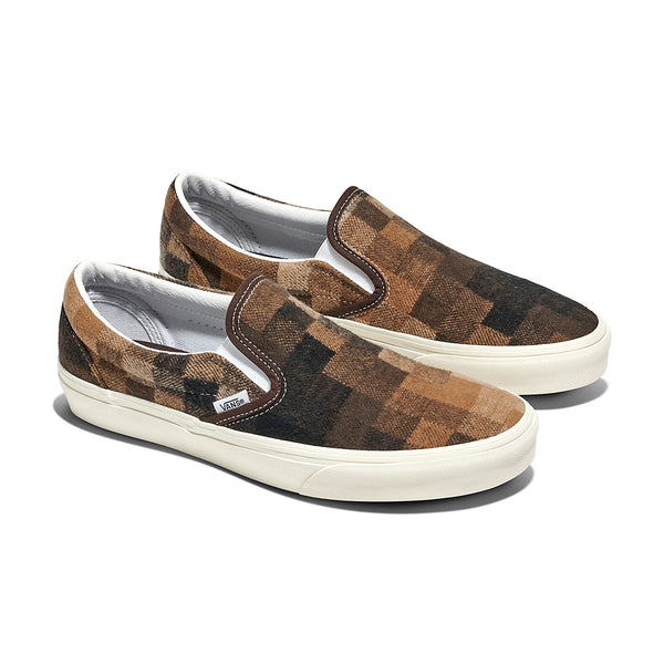 Classic Slip On 'Sweater Check Brown'