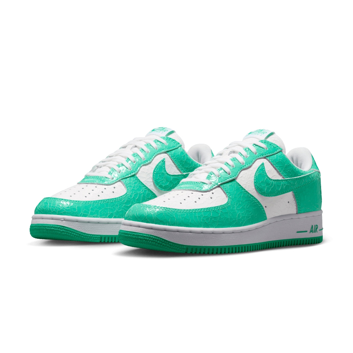 Air Force 1 Cracked Leather 'Menta White'