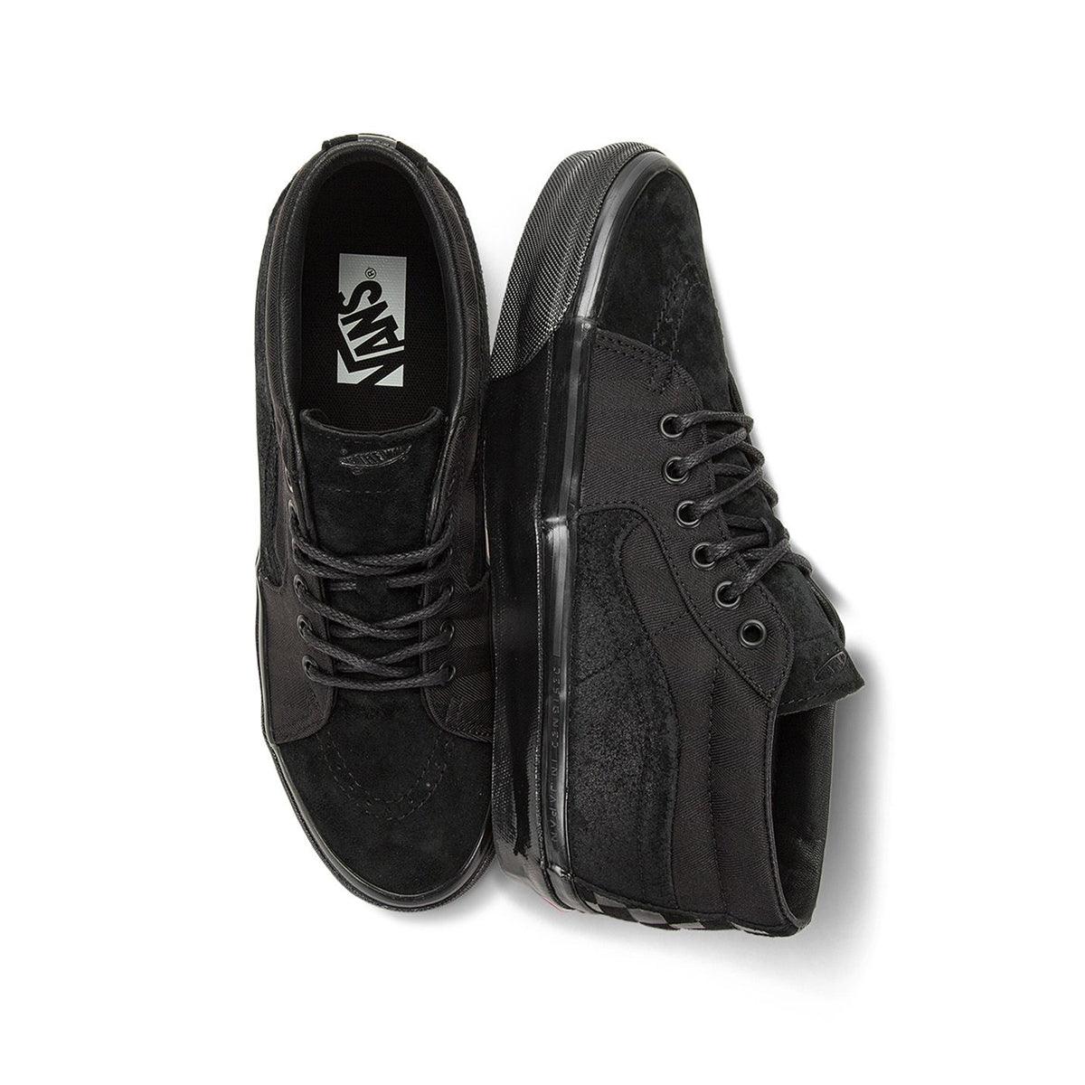 【VANS】 Sk8-Mid Reissue 83 MG : Black Vans Sk8-Mid Reissue 83 LX 'Black/Black'