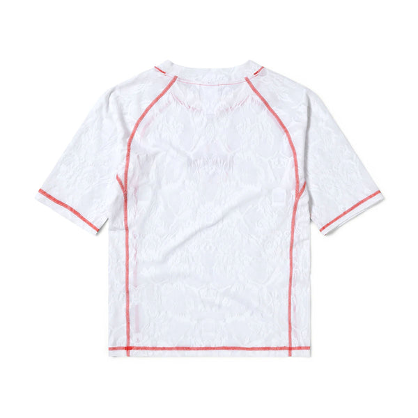 + Aries Lace Rashguard Top 'White'