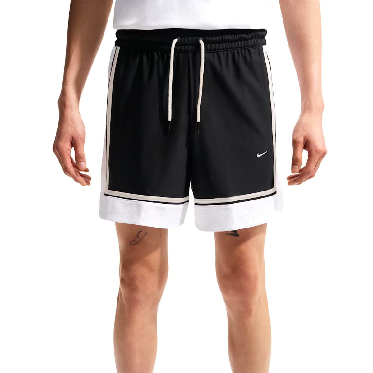 Classic Dri-Fit 6 Inch Basketball Shorts 'Black White'