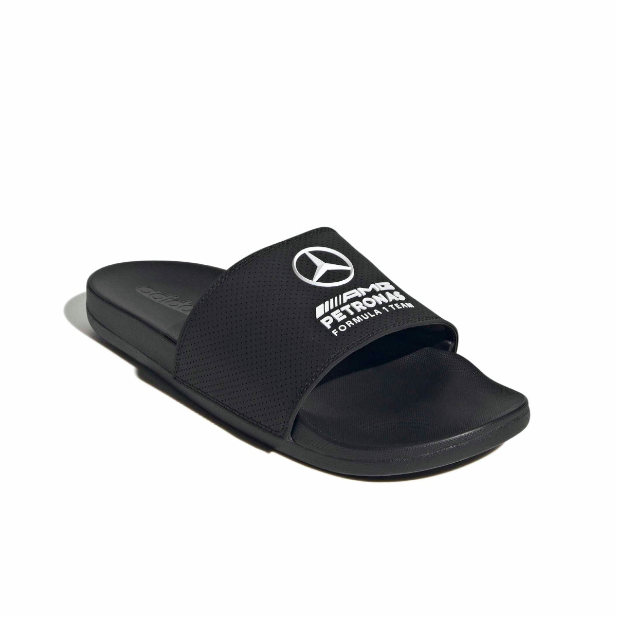 + Mercedes-AMG Petronas F1 Team Adilette Comfort Slides 'Core Black'