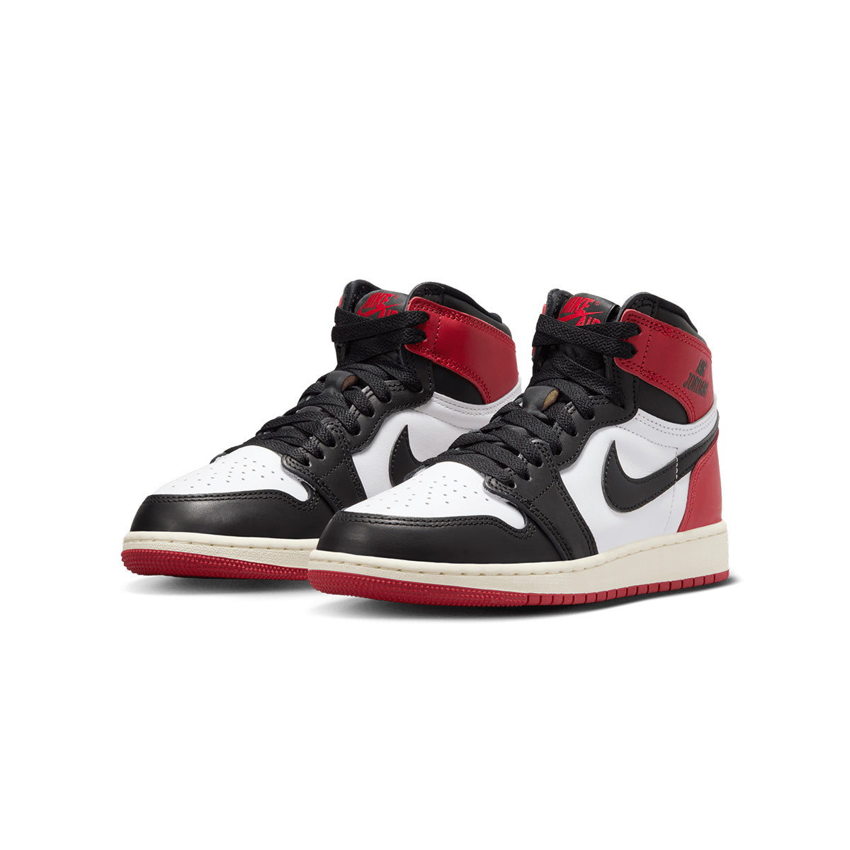 Kids Air Jordan 1 Retro High OG 'Black Toe Reimagined'