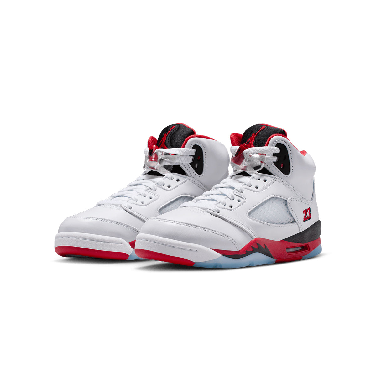 Kids Air Jordan 5 Retro OG 'Fire Red Black Tongue'