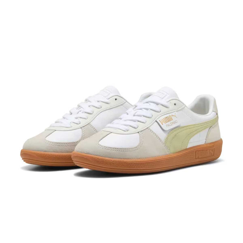 Palermo Leather 'Puma White Pistachio Green'