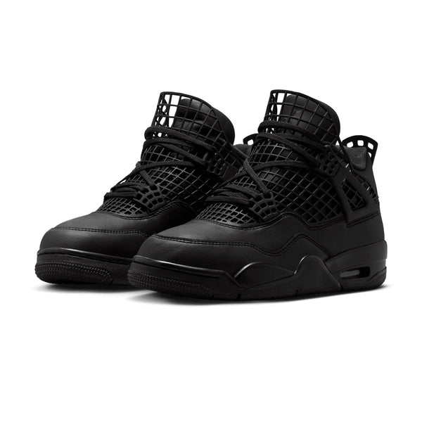 Wmns Air Jordan 4 Net 'Triple Black'