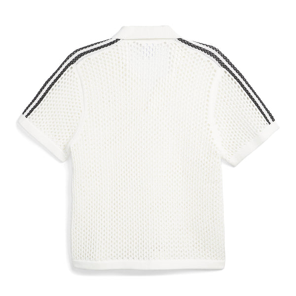 + CLOT Crochet Polo Shirt 'White'