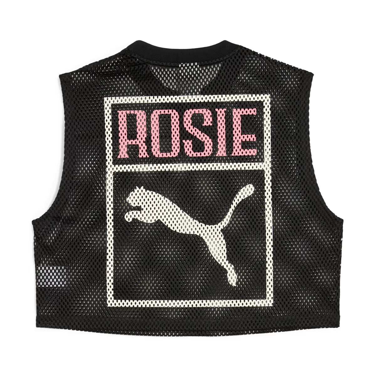 + ROSÉ Wmns Relaxed Mesh Top 'PUMA Black'