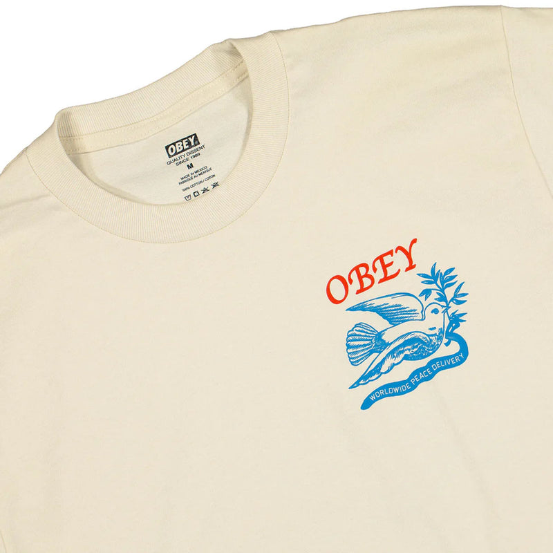 Peace Delivery Dove T Shirt 'Cream'