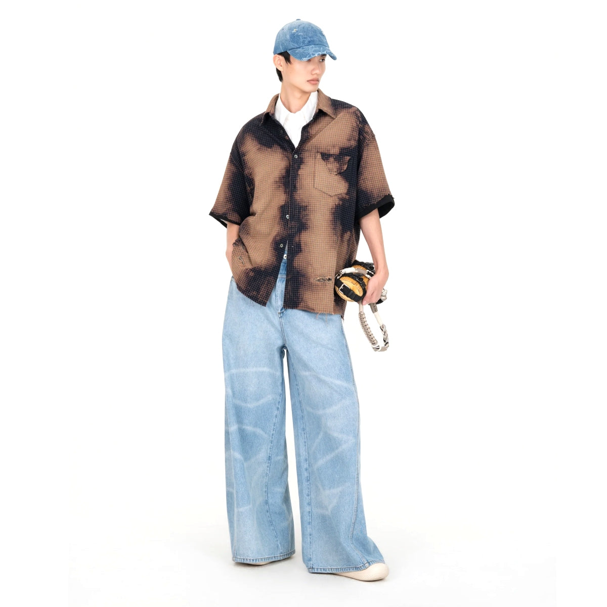 Decayed Check Shirt 'Black'