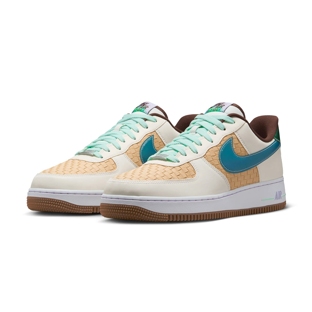 靴 Nike AIR FORCE 1 RETRO QS 30cm Size 14 - Nike Air Force 1 Retro QS Low Black White Rare