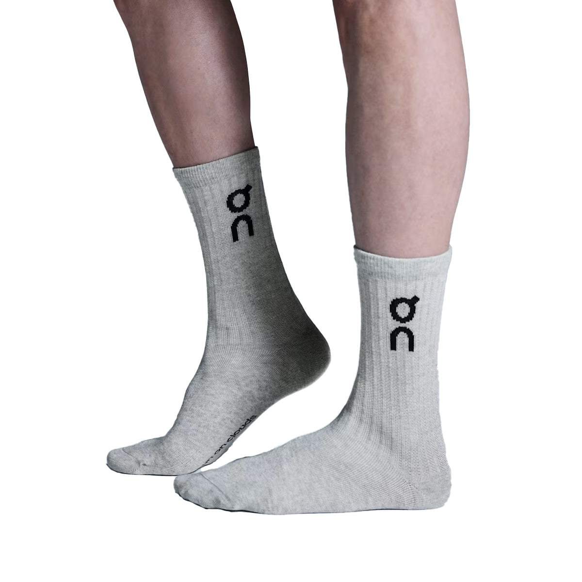 Logo Sock High 3P 'Heather Grey'