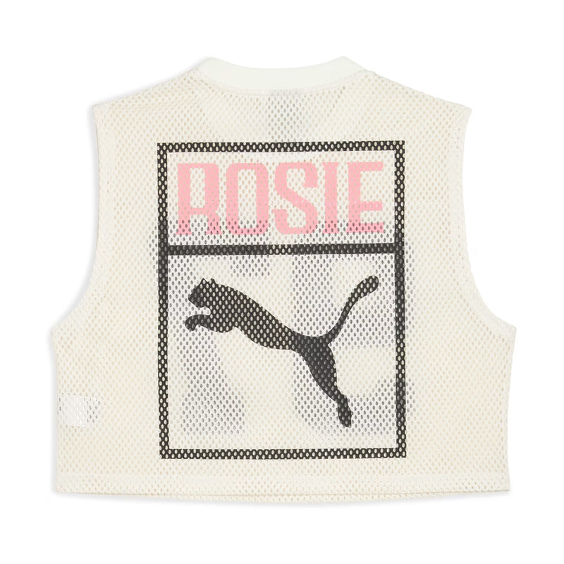 + ROSÉ Wmns Relaxed Mesh Top 'Warm White'