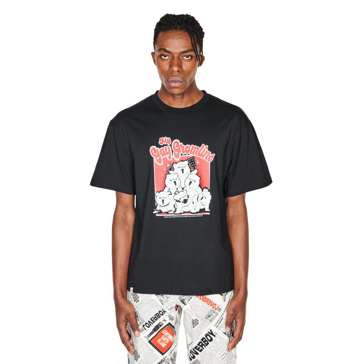 Graphic Tee 'Black Red'