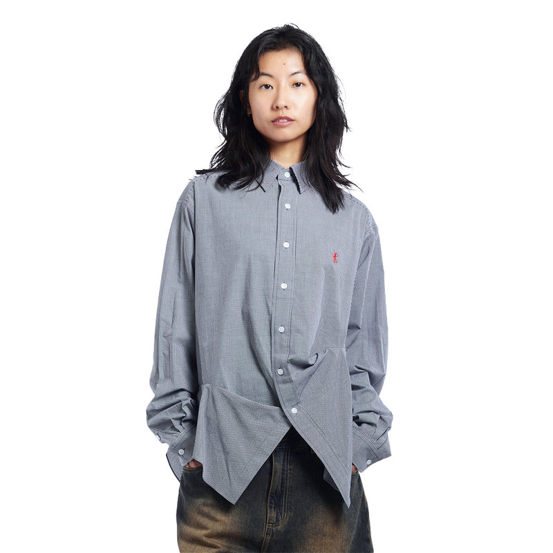 Amnesia Tucked Shirt 'Mini Check'