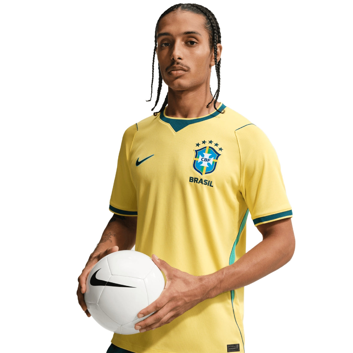 Brazil 2026 Stadium Home Dri-FIT Soccer Replica Jersey 'Yellow'