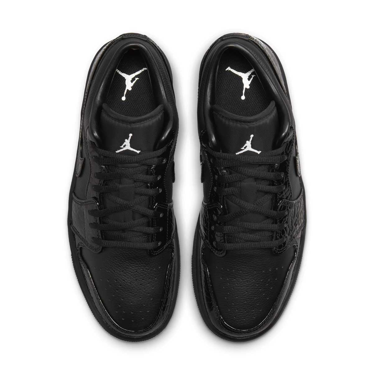 Wmns Air Jordan 1 Low 'Black Croc'