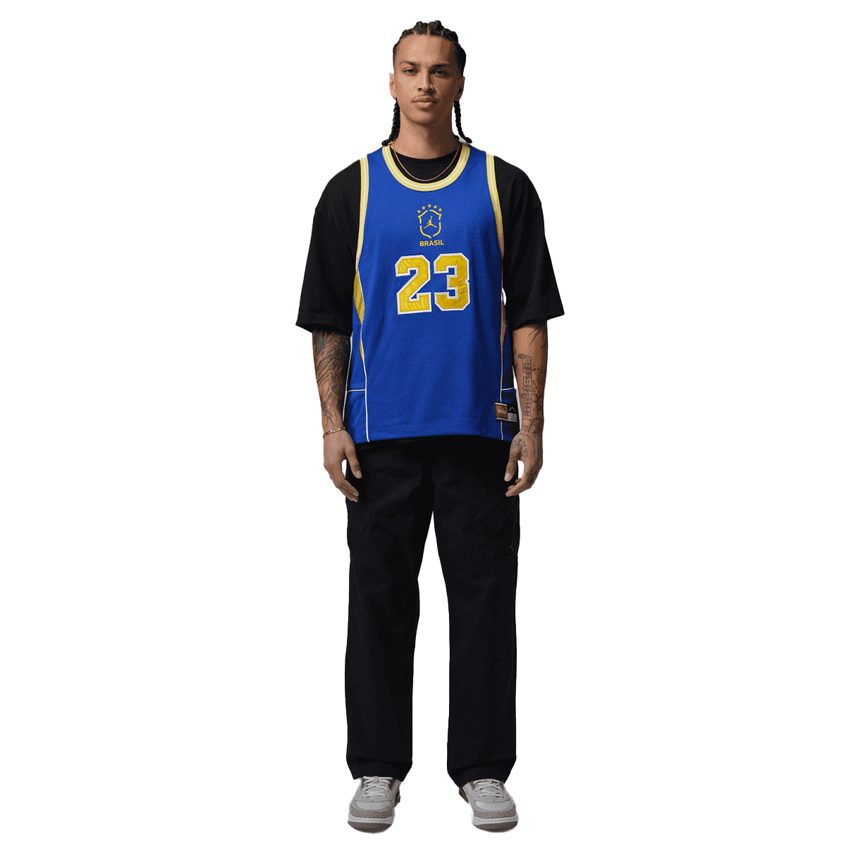 + Brasil Futebol Mesh Jersey 'Old Royal'