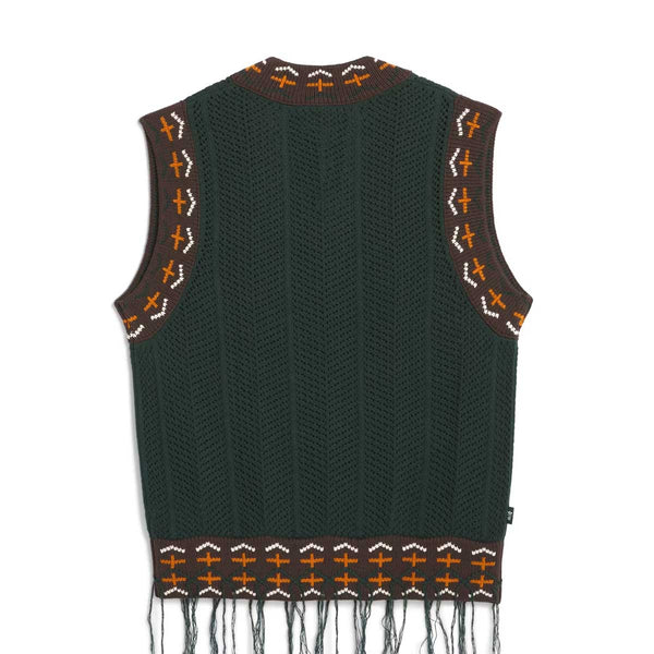 + CLOT Crochet Vest 'Green Night'