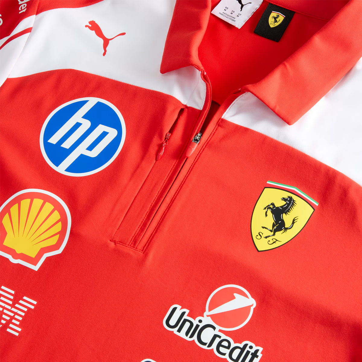 + Scuderia Ferrari HP Replica Authentic Polo Shirt 'PUMA Red'