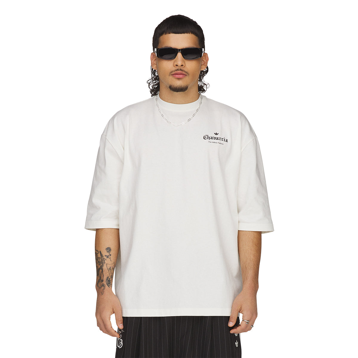 + Willy Chavarria Logo Tee 'Off White'