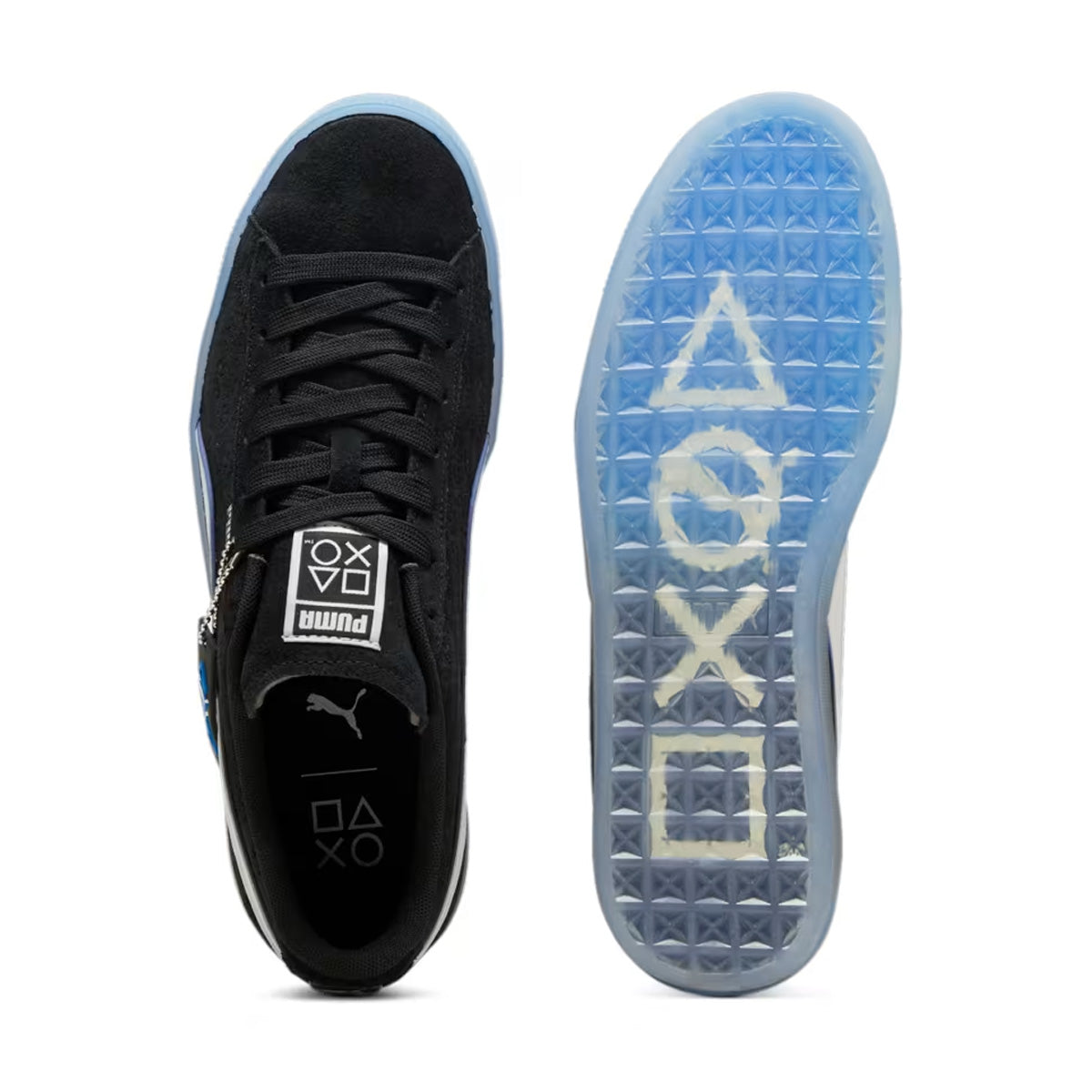 + Playstation Suede 'Black Glacial Gray'