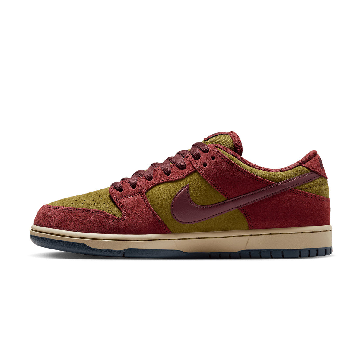 SB Dunk Low Pro 'Dark Team Red Olive Flak'