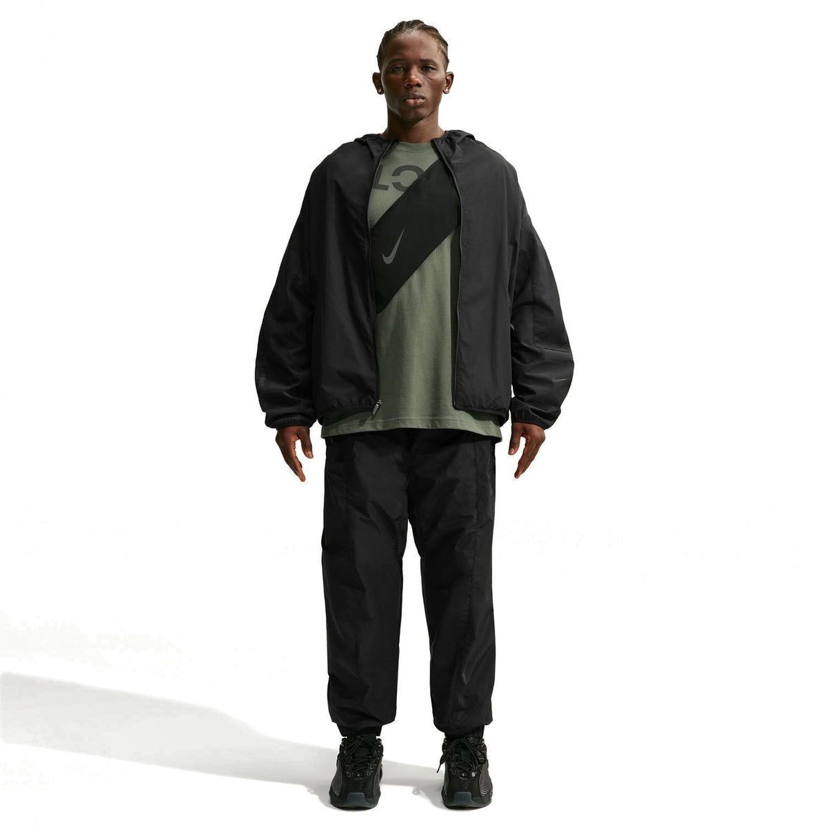 + NOCTA Shroud Cut Track Jacket 'Black'