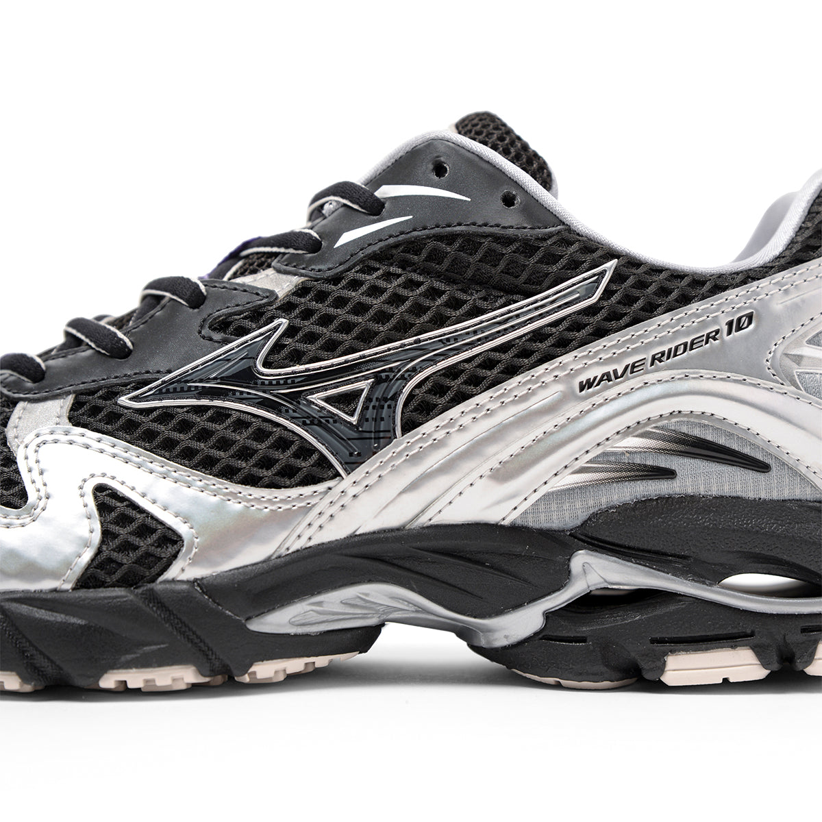 MIZUNO Wave Rider 10 'Black Sand Purple Haze' – Limited Edt