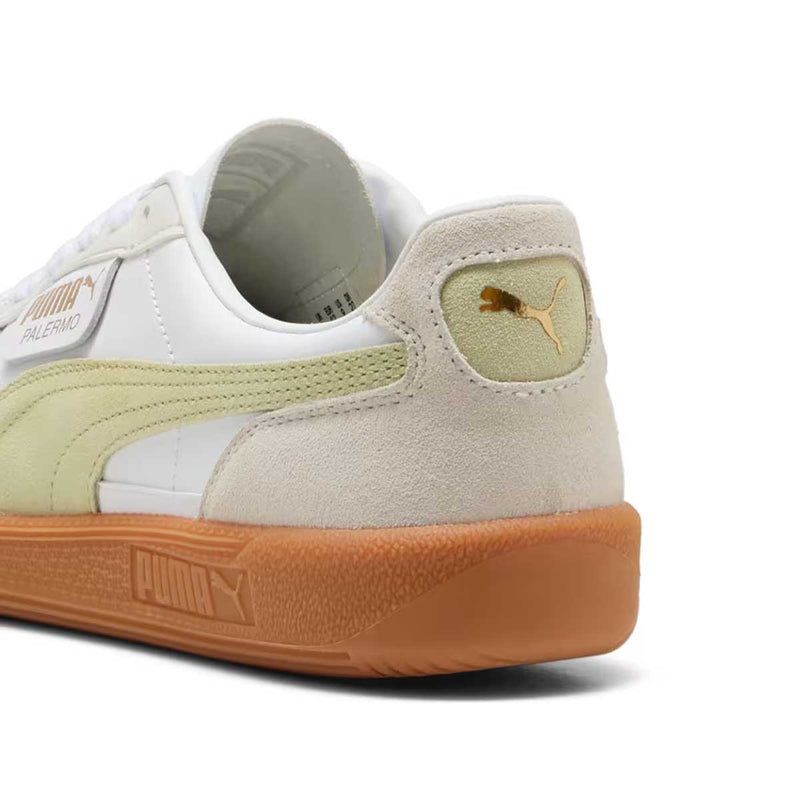 Palermo Leather 'Puma White Pistachio Green'