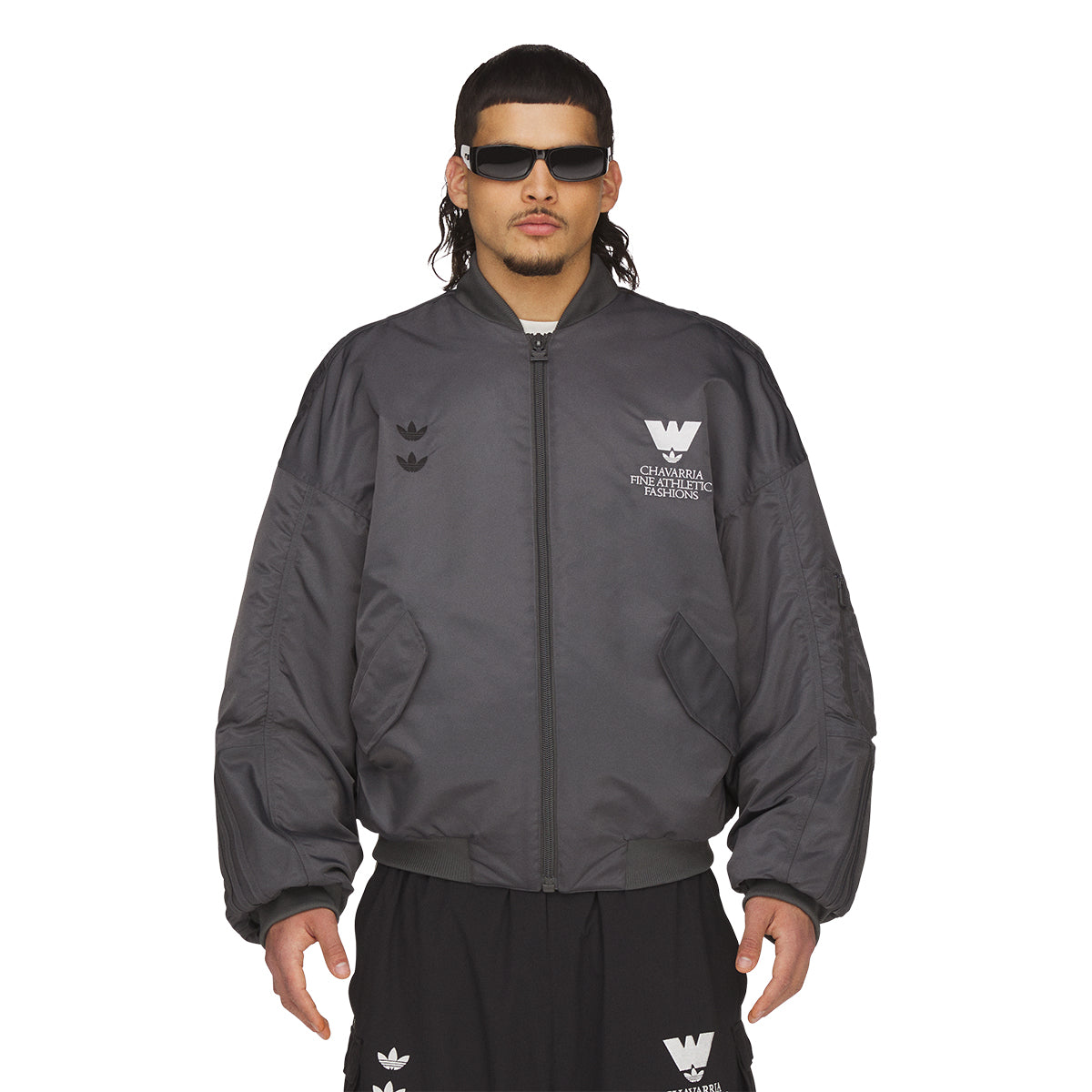 + Willy Chavarria Bomber Jacket 'Grey'