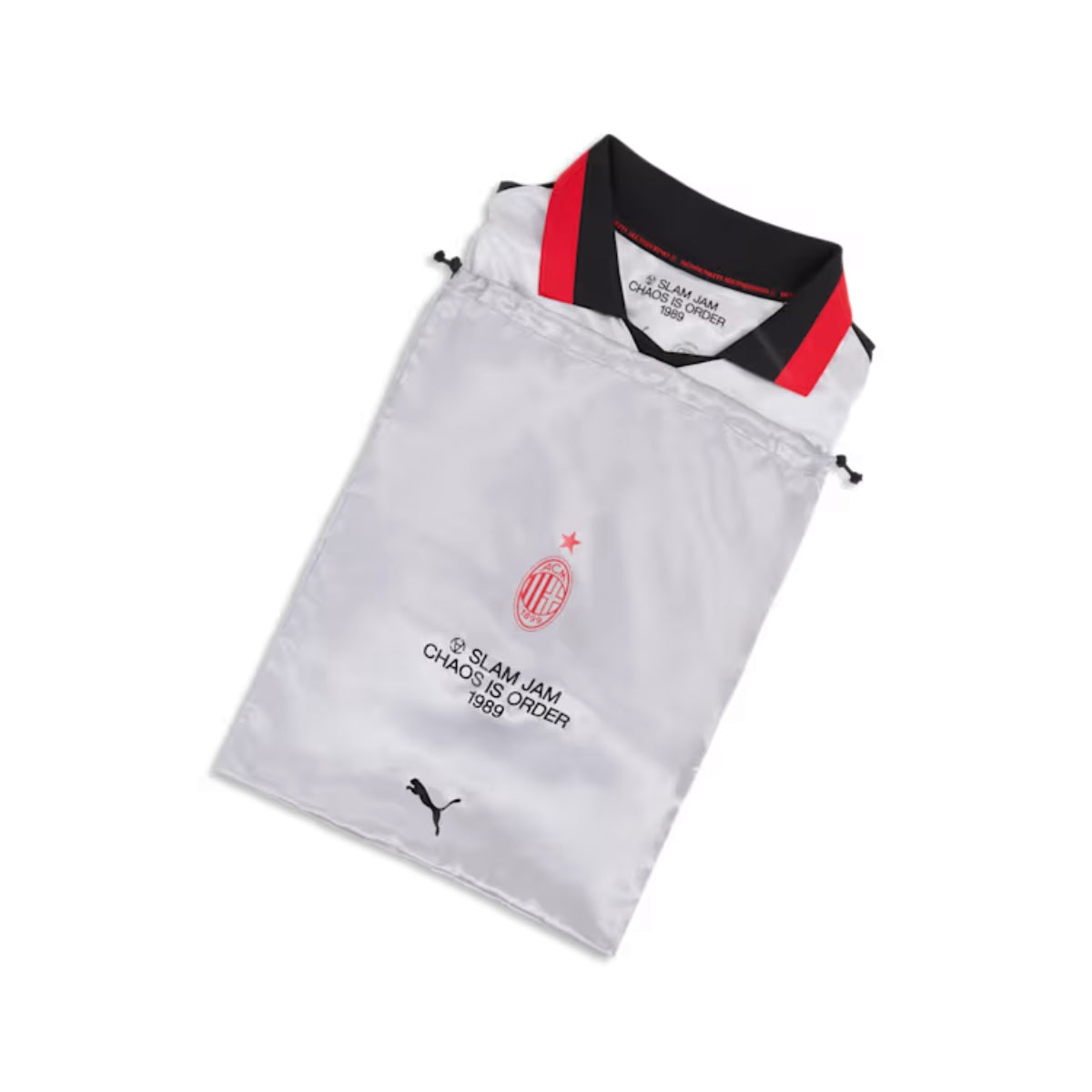 + Slam Jam + AC Milan 4th Kit Limited Edition L/S Jersey 'Silver Mist'