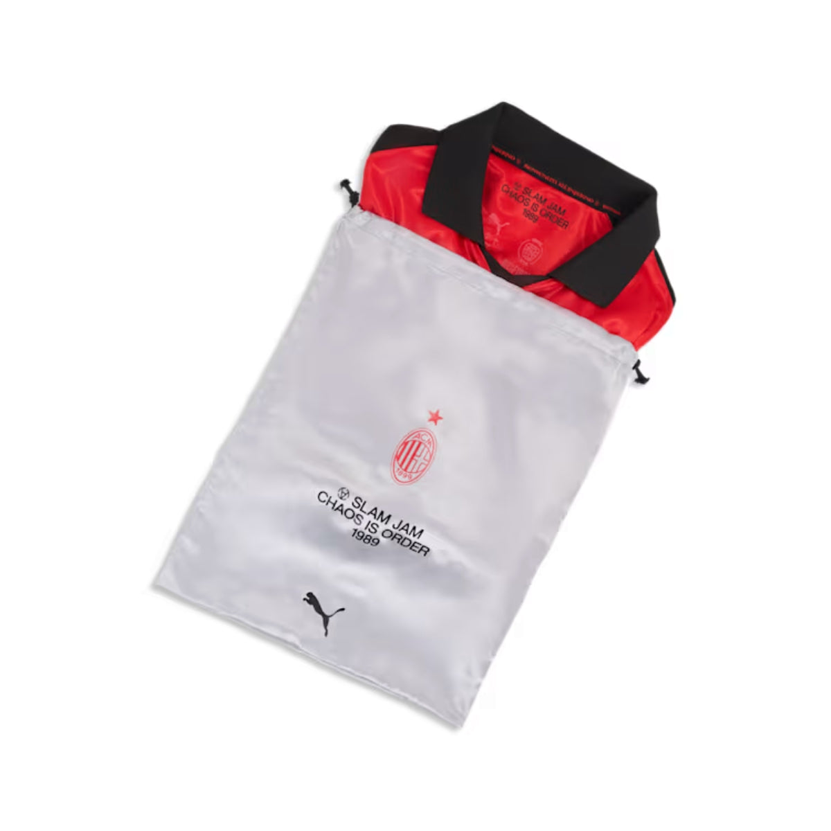 + Slam Jam + AC Milan 4th Kit Limited Edition L/S Jersey 'For All Time Red'