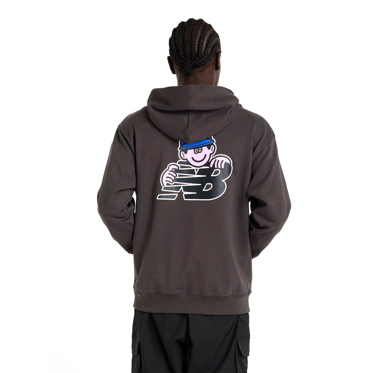 + Face Oka Character Hoodie 'Black'