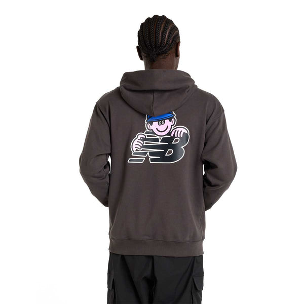 + Face Oka Character Hoodie 'Black'