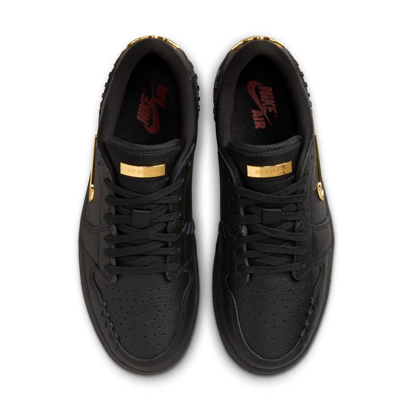 Wmns Jordan 1 Low Method Of Make 'Black Metallic Gold'