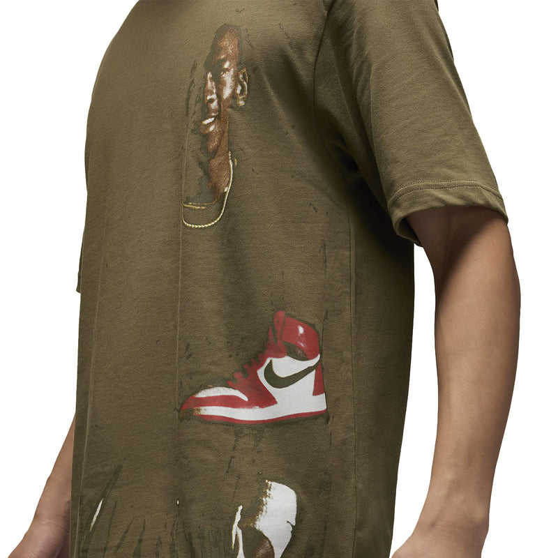 Crew Neck Tee 'Medium Olive'