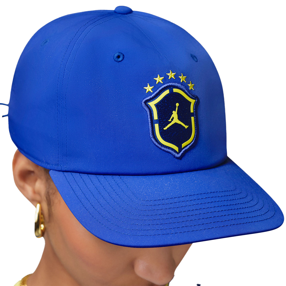 + Brasil Futbol Pro Unstructed Flat Bill Cap 'Old Royal'