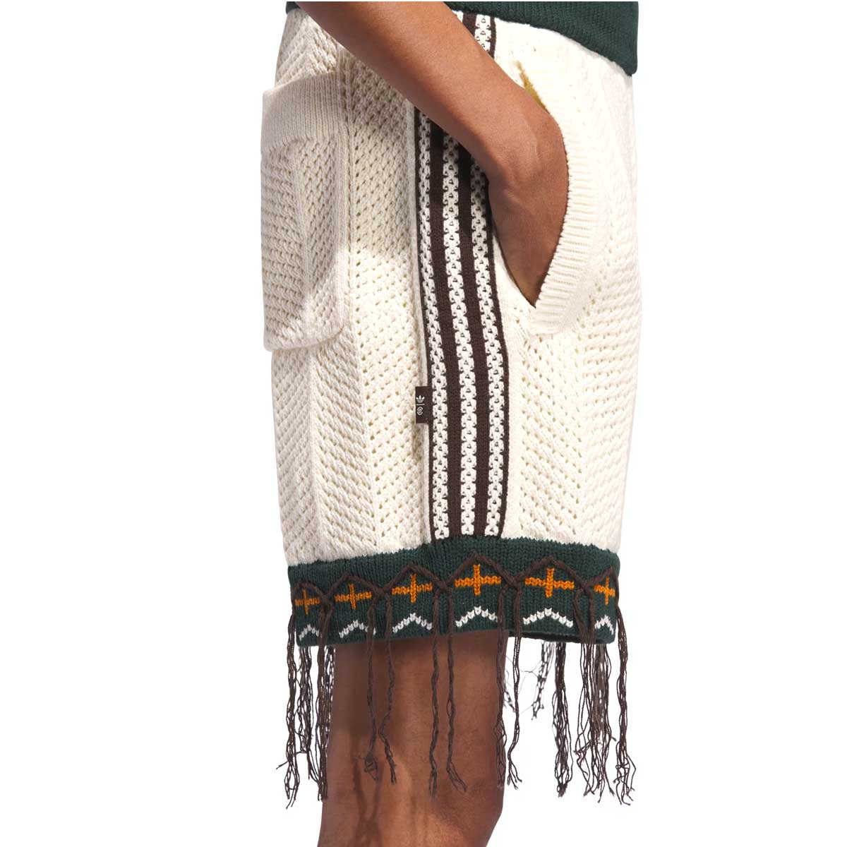 + CLOT Crochet Shorts 'Cream White'