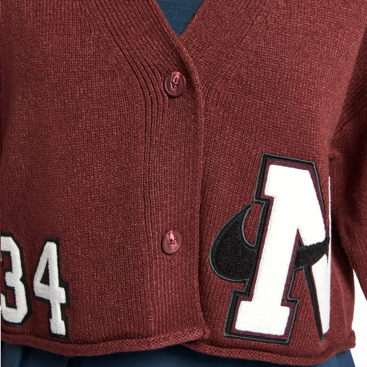 '+ YOON Cardigan 'Dark Team Red'