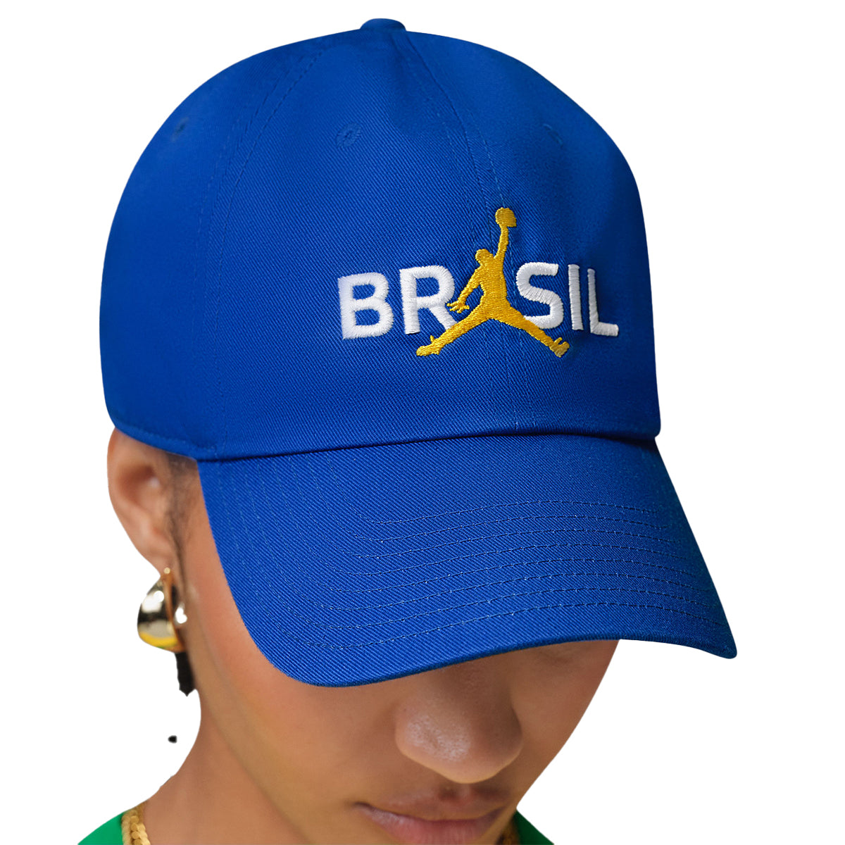 + Brasil Futbol Unstructed Cap 'Old Royal'