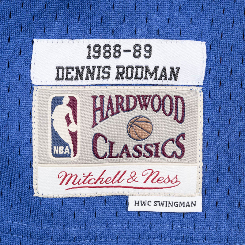 NBA Swingman Jersey Detroit Pistons Road Dennis Rodman 1988-89