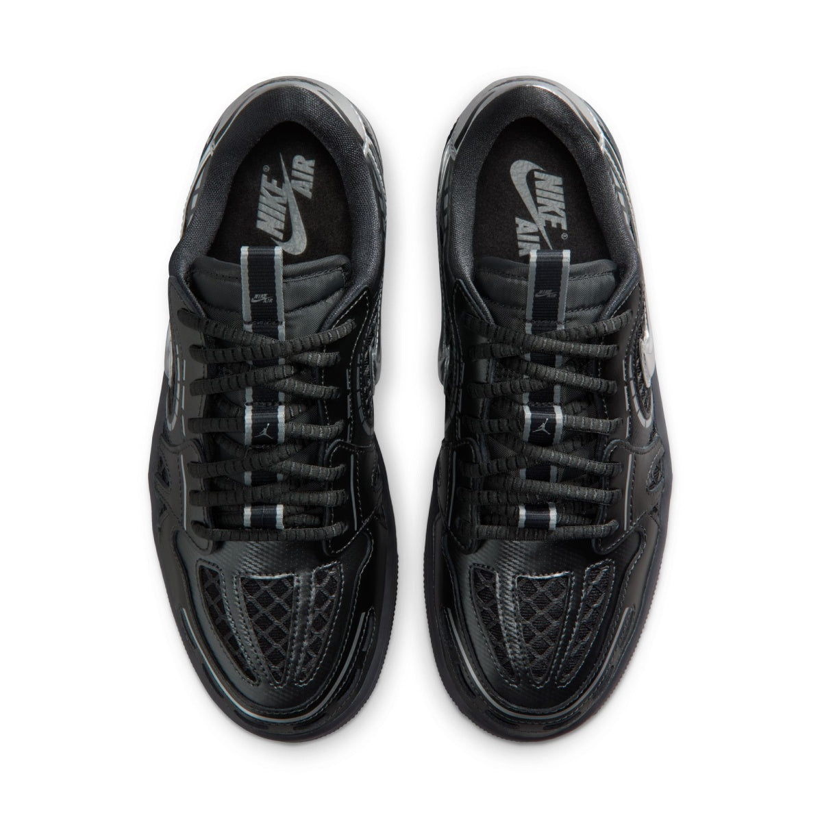Wmns Air Jordan 1 Low Method of Make V3 'Black Metallic Silver White'