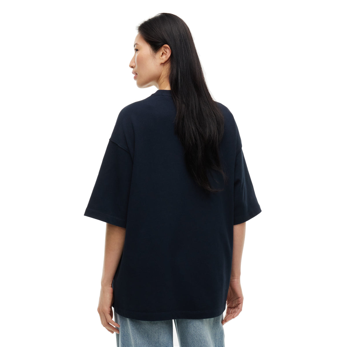 + Fragment Distressed Flag Tee 'Navy Blue'
