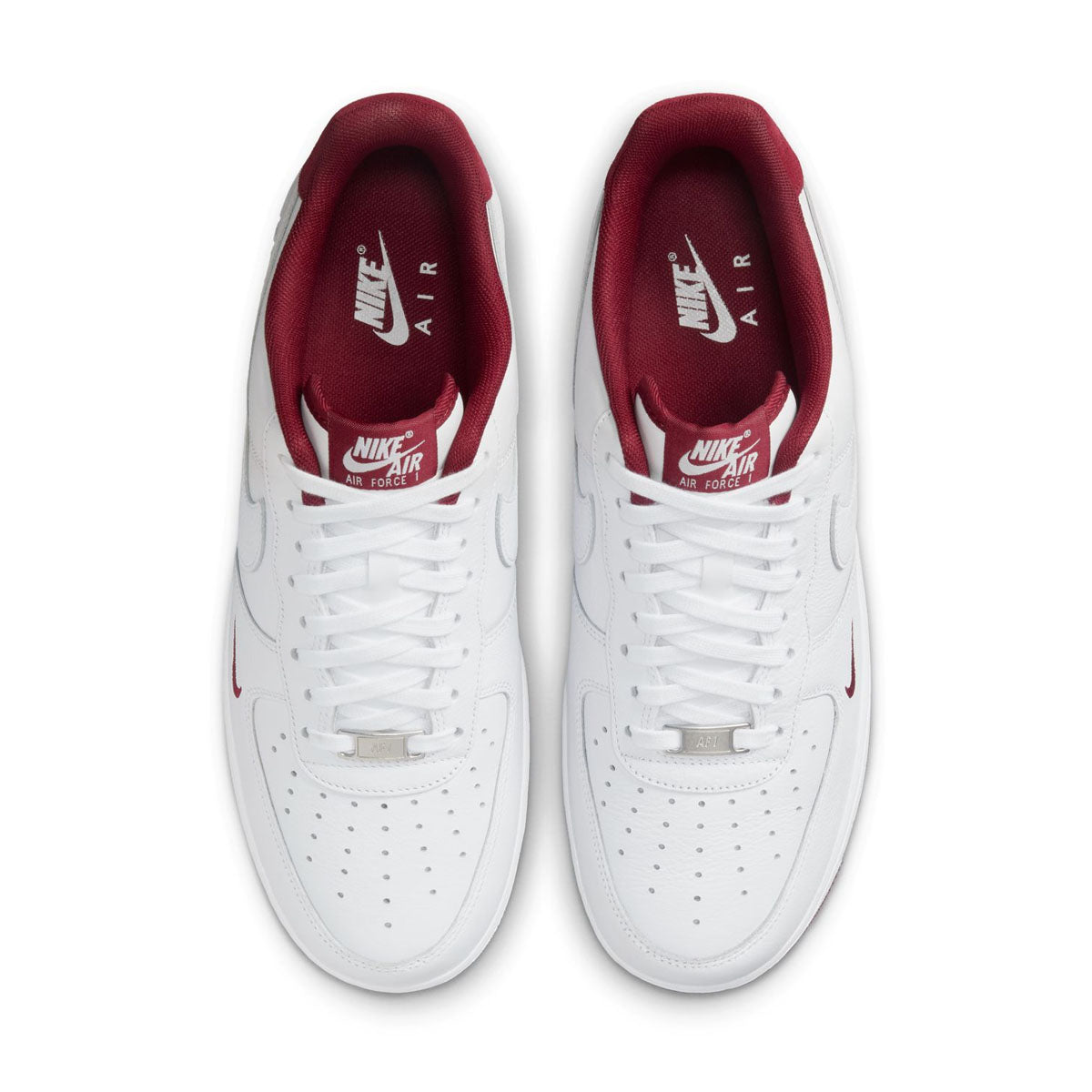 nike air force maroon and white