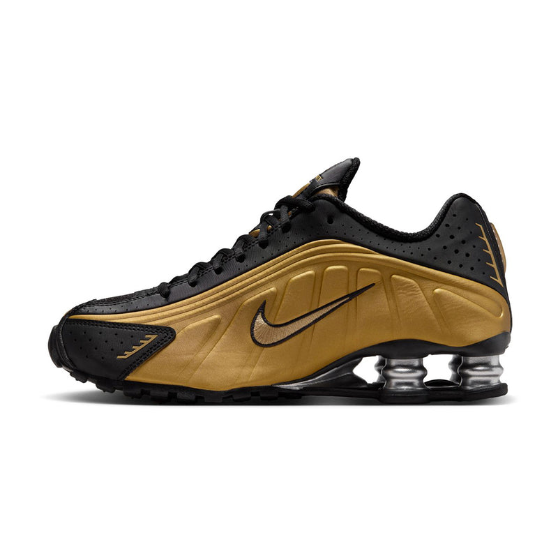 Wmns Shox R4 'Black Metallic Gold'